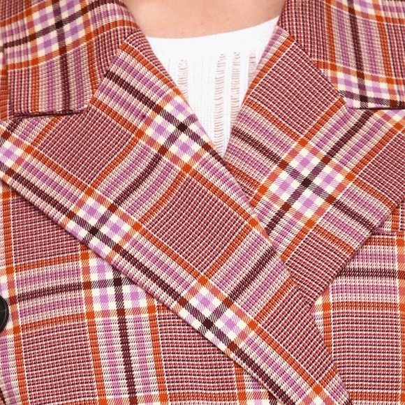 Avec Les Filles Plaid Trench Coat - NWT - Picture 5 of 16